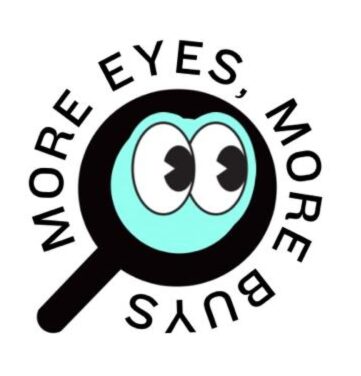 Paid Ads Digital logo with magnifying glass and eyes